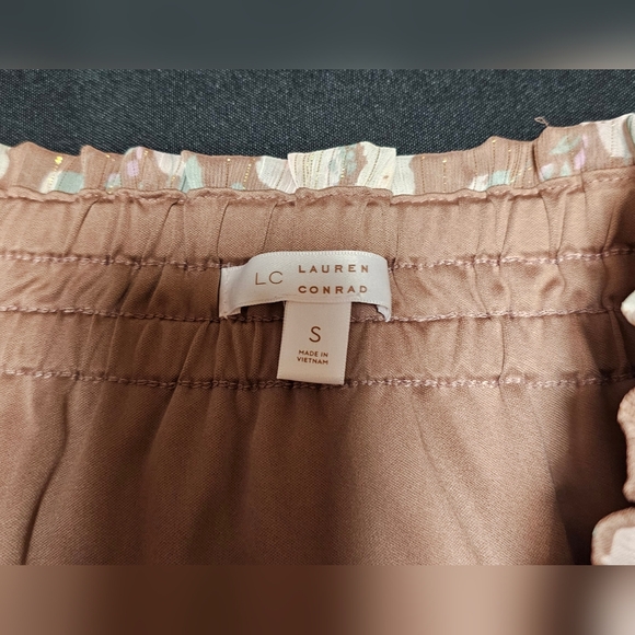 LC Lauren Conrad Floral Midi Skirt - Brown and Sage - Picture 2 of 7